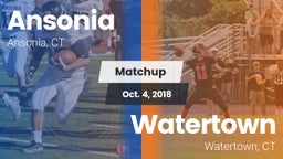 Matchup: Ansonia vs. Watertown  2018