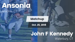 Matchup: Ansonia vs. John F Kennedy  2018