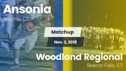 Matchup: Ansonia vs. Woodland Regional 2018