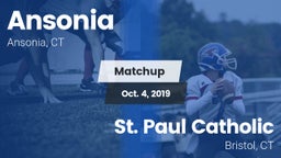 Matchup: Ansonia vs. St. Paul Catholic  2019