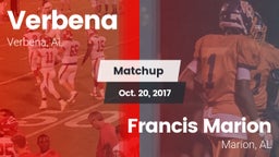 Matchup: Verbena vs. Francis Marion 2017