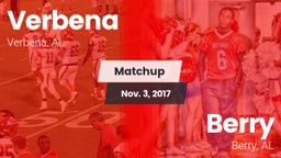 Matchup: Verbena vs. Berry  2017