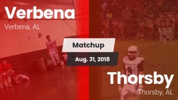 Matchup: Verbena vs. Thorsby  2018