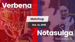 Matchup: Verbena vs. Notasulga  2018