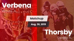 Matchup: Verbena vs. Thorsby  2019
