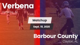 Matchup: Verbena vs. Barbour County  2020