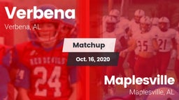 Matchup: Verbena vs. Maplesville  2020