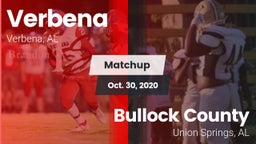 Matchup: Verbena vs. Bullock County  2020