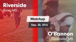 Matchup: Riverside vs. O'Bannon  2016