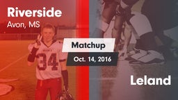 Matchup: Riverside vs. Leland  2016