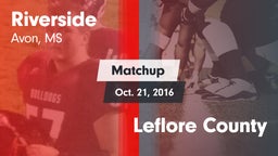 Matchup: Riverside vs. Leflore County 2016