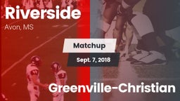 Matchup: Riverside vs. Greenville-Christian 2018