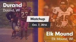 Matchup: Durand vs. Elk Mound  2016
