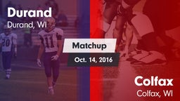 Matchup: Durand vs. Colfax  2016