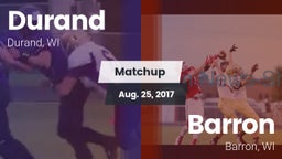 Matchup: Durand vs. Barron  2017