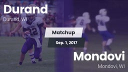 Matchup: Durand vs. Mondovi  2017