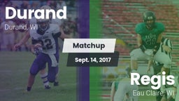 Matchup: Durand vs. Regis  2017