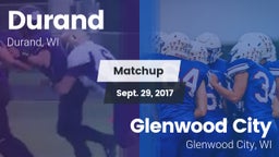 Matchup: Durand vs. Glenwood City  2017
