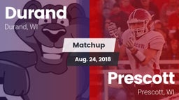 Matchup: Durand vs. Prescott  2018