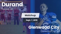 Matchup: Durand vs. Glenwood City  2018
