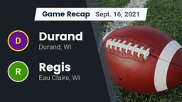 Recap: Durand  vs. Regis  2021