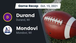 Recap: Durand  vs. Mondovi  2021