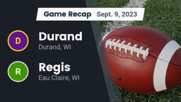 Recap: Durand  vs. Regis  2023