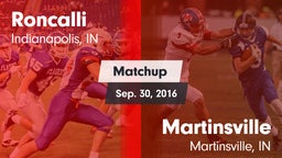 Matchup: Roncalli vs. Martinsville  2016