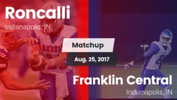Matchup: Roncalli vs. Franklin Central  2017