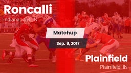 Matchup: Roncalli vs. Plainfield  2017