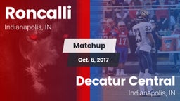 Matchup: Roncalli vs. Decatur Central  2017
