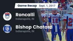 Recap: Roncalli  vs. Bishop Chatard  2017