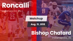 Matchup: Roncalli vs. Bishop Chatard  2018
