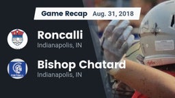 Recap: Roncalli  vs. Bishop Chatard  2018