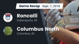 Recap: Roncalli  vs. Columbus North  2018