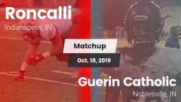Matchup: Roncalli vs. Guerin Catholic  2019