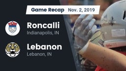 Recap: Roncalli  vs. Lebanon  2019