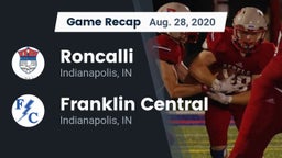 Recap: Roncalli  vs. Franklin Central  2020