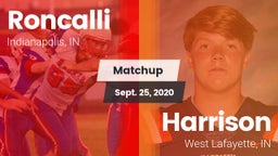 Matchup: Roncalli vs. Harrison  2020