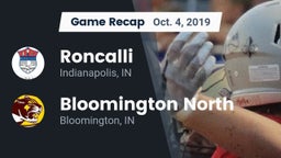 Recap: Roncalli  vs. Bloomington North  2019