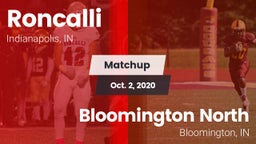 Matchup: Roncalli vs. Bloomington North  2020