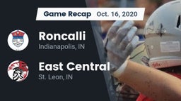 Recap: Roncalli  vs. East Central  2020