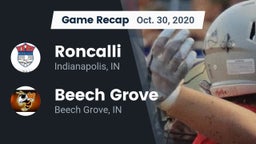 Recap: Roncalli  vs. Beech Grove  2020