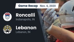 Recap: Roncalli  vs. Lebanon  2020