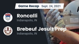 Recap: Roncalli  vs. Brebeuf Jesuit Prep  2021