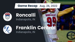 Recap: Roncalli  vs. Franklin Central  2022