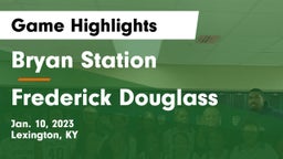 Bryan Station  vs Frederick Douglass Game Highlights - Jan. 10, 2023
