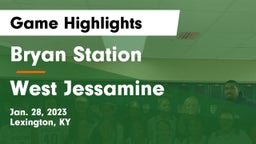 Bryan Station  vs West Jessamine  Game Highlights - Jan. 28, 2023