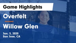 Overfelt  vs Willow Glen  Game Highlights - Jan. 3, 2020