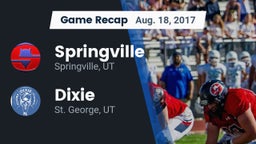Recap: Springville  vs. Dixie  2017